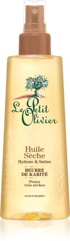 Le Petit Olivier Shea Butter suchý olej na vlasy a telo