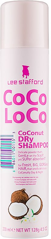 Lee Stafford CoCo LoCo Droog Shampoo voor Absorbatie van Overtollig Vetaanmaak en voor Fris Haar