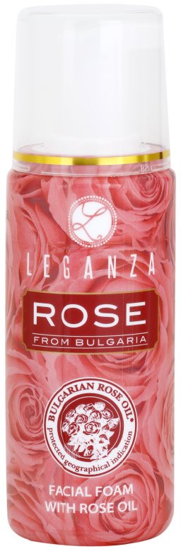 Leganza Rose mousse de limpeza refrescante