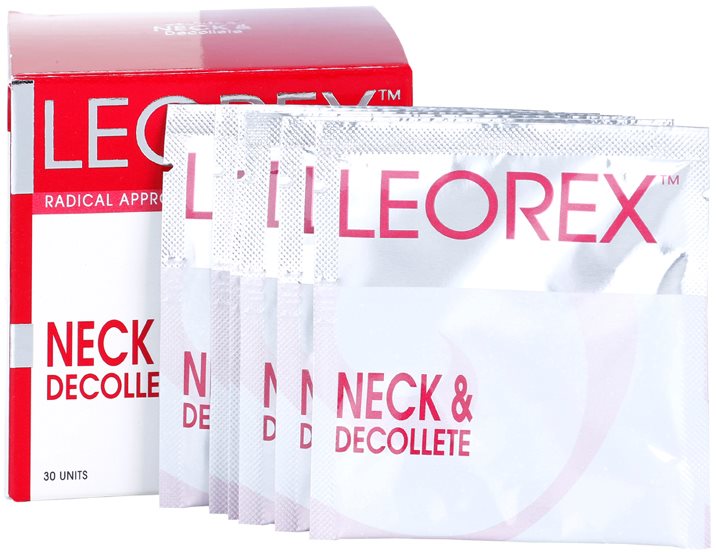 Leorex Booster Neck & Decollete máscara para pescoço e decote