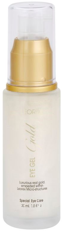 Leorex Gold gel iluminador paar contorno de ojos con oro