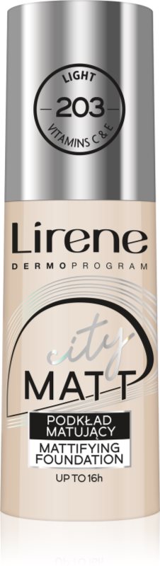 Lirene City Matt матуючий флюїд з розгладжуючим ефектом