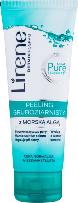 Lirene Algae Pure peeling de limpeza profunda