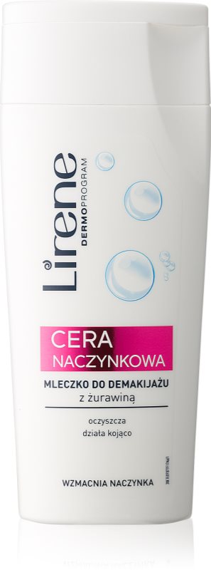 Lirene Redness hranilno čistilno mleko za obraz in oči