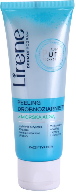Lirene Algae Pure jemný čisticí peeling s vyhlazujícím efektem