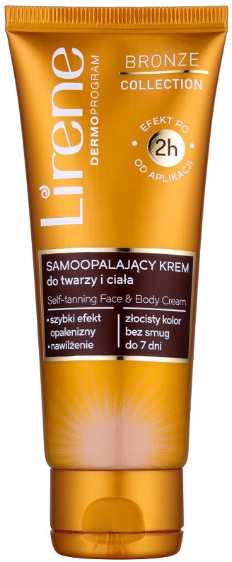 Lirene Body Arabica samoopalovací krém na obličej a tělo