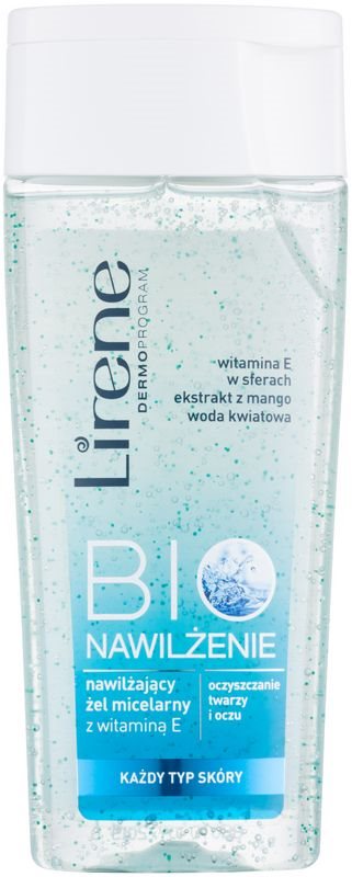 Lirene Bio Hydration čisticí micelární gel na obličej a oči