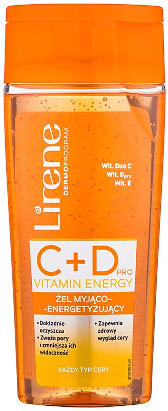 Lirene C+D Pro Vitamin Energy gel de limpeza com efeito energizante