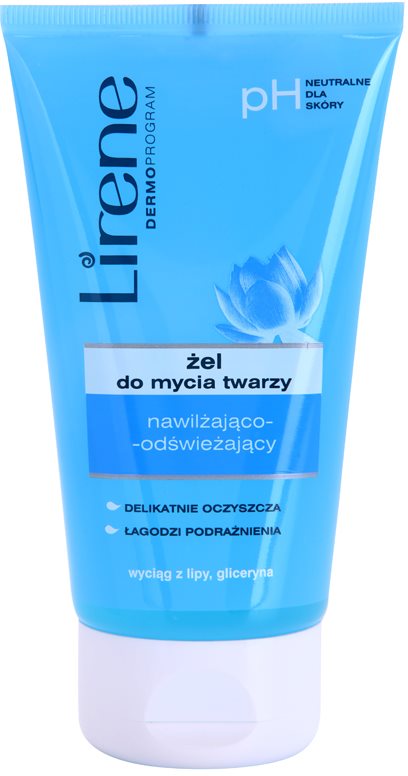 Lirene Cleaning gel limpiador refrescante con efecto humectante