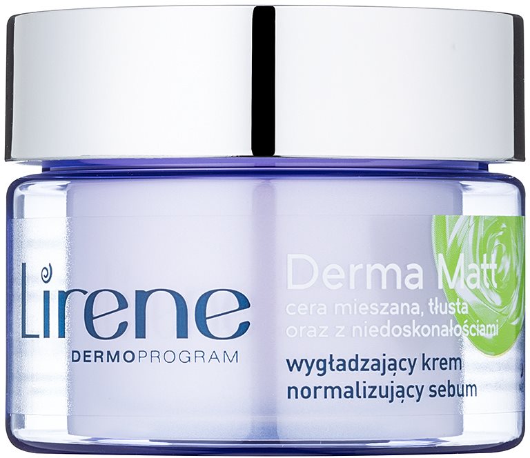 Lirene Derma Matt normalizujący krem na noc o działaniu wygładzającym