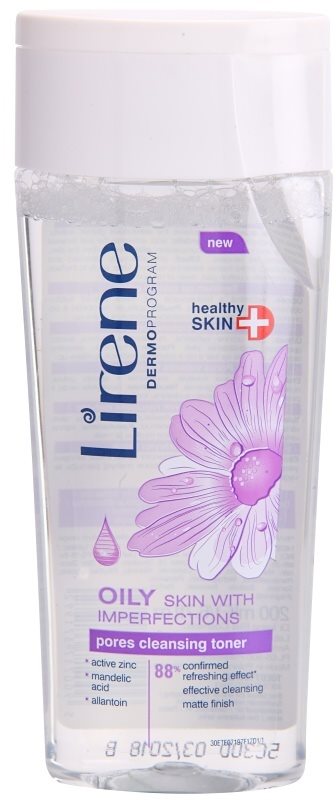 Lirene Healthy Skin+ Oily Skin Cleansing Tonic For Skin With Imperfections