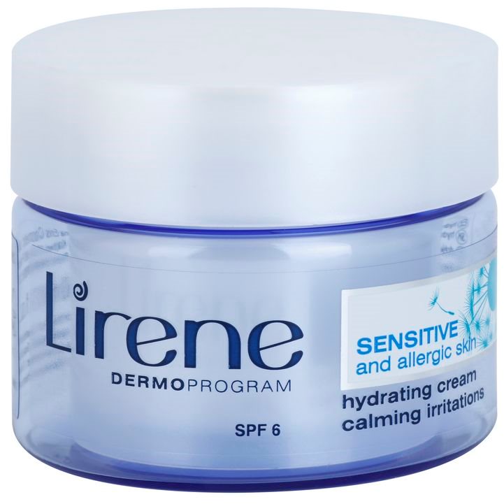Lirene Healthy Skin+ Sensitive Skin vlažilna krema za pomirjanje razdraženja SPF 6