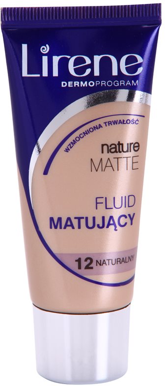Lirene Nature Matte fond de teint fluide matifiant pour un effet longue tenue