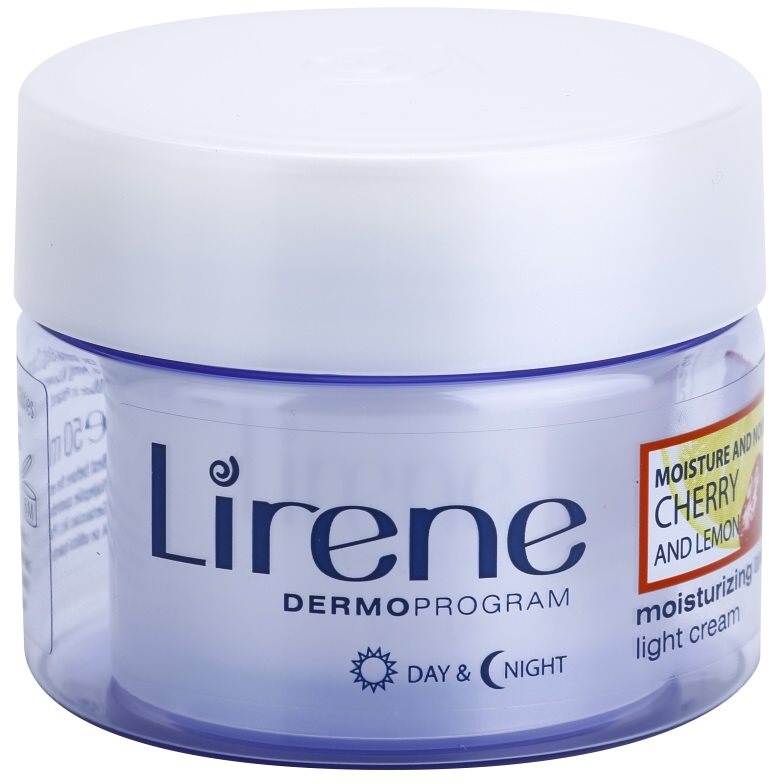 Lirene Moisture & Nourishment lahka osvežilna vlažilna krema s češnjo in limono