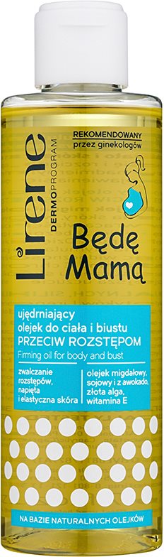 Lirene Mother to Be olje za učvrstitev telesa in prsi proti strijam