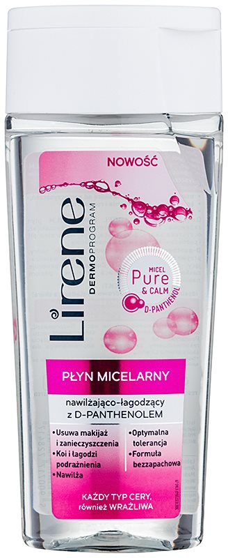 Lirene Micel Pure Calm płyn miceralny z d-panthenolem