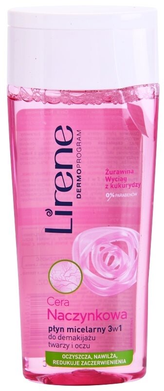 Lirene Redness micelarna čistilna voda 3v1