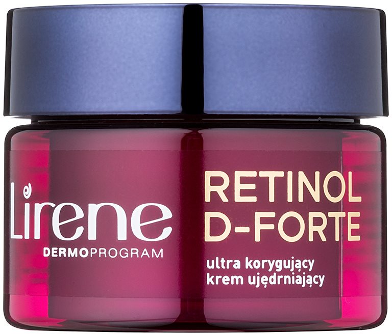 Lirene Retinol D-Forte 50+ crema de noche reafirmante para corrección de arrugas