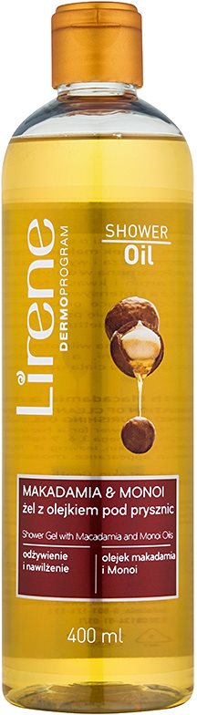 Lirene Shower Oil sprchový gel s makadamovým a monoi olejem