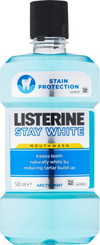 Listerine Stay White Mouthwash With Whitening Effect
