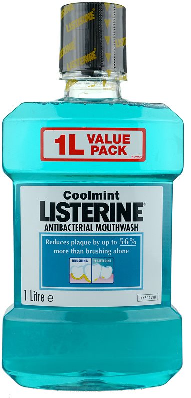 Listerine Cool Mint bain de bouche pour une haleine fraîche