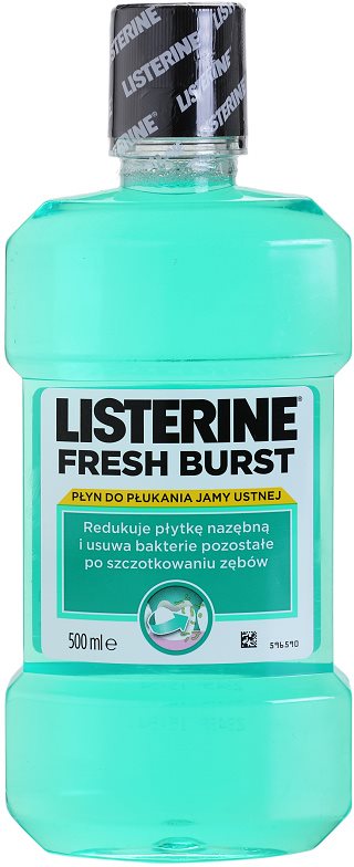 Listerine Fresh Burst bain de bouche anti-plaque dentaire