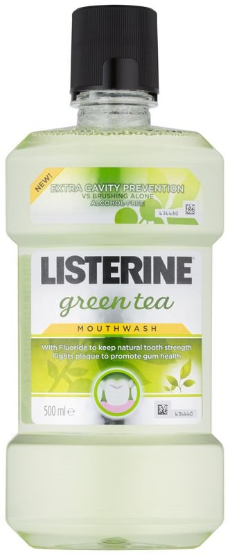 Listerine Green Tea Mundwasser zur Stärkung des Zahnschmelzes