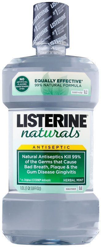 Listerine Naturals Herbal Mint enjuague bucal antiséptico