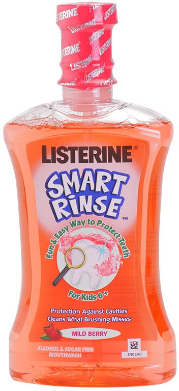 Listerine Smart Rinse Mild Berry ústna voda pre deti