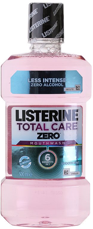 Listerine Total Care Zero enjuague bucal para una protección completa de dientes sin alcohol