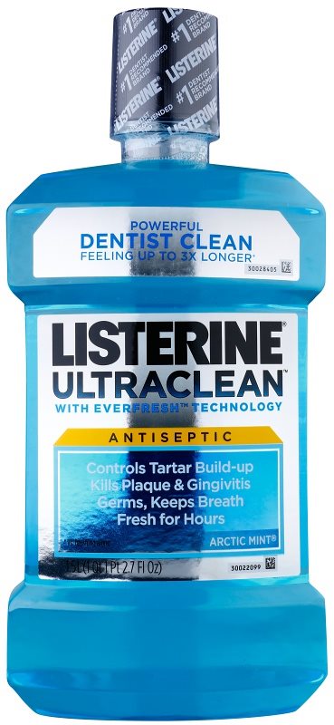 Listerine Ultra Clean Artic Mint szájvíz a friss leheletért