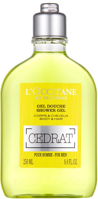 L’Occitane Cedrat гель для душу для тіла та волосся