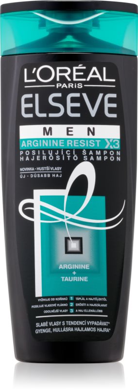 L’Oréal Paris Elseve Arginine Resist X3 зміцнюючий шампунь для чоловіків