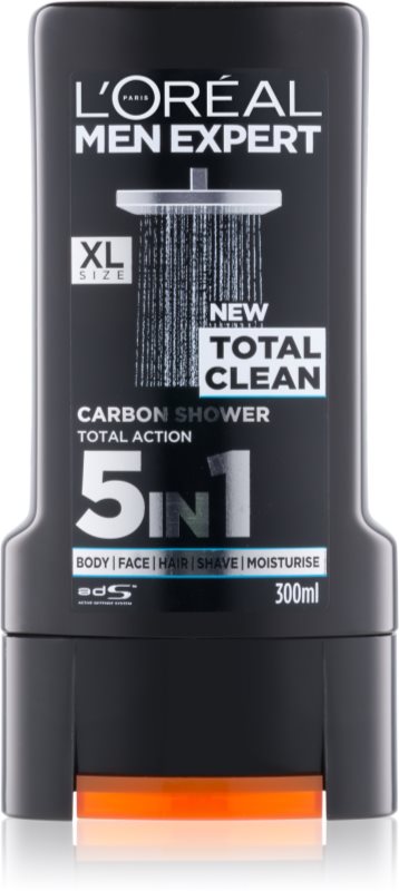 L’Oréal Paris Men Expert Total Clean gel za prhanje 5 v 1