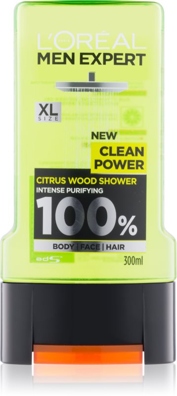 L’Oréal Paris Men Expert Clean Power gel za prhanje
