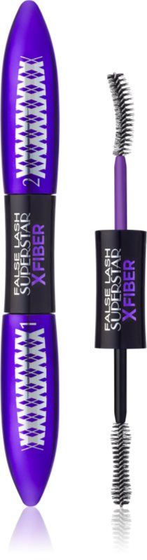 L’Oréal Paris False Lash Xfiber Xtreme dvofazna maskara za ekstremen volumen, dolžino in ločevanje trepalnic