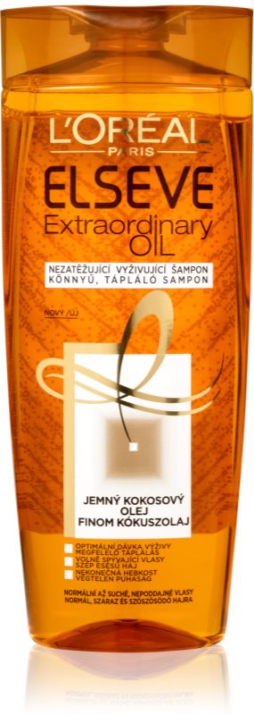 L’Oréal Paris Elseve Extraordinary Oil Coconut Shampoo mit ernährender Wirkung Für normales bis trockenes Haar