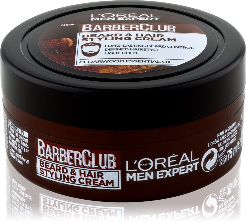 L’Oréal Paris Barber Club στάιλινγκ κρέμα για γένια και μαλλιά