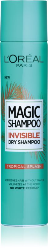 L’Oréal Paris Magic Shampoo Tropical Splash suchý šampon pro objem vlasů, který nezanechává bílé stopy