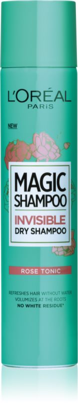 L’Oréal Paris Magic Shampoo Rose Tonic suchý šampon pro objem vlasů, který nezanechává bílé stopy