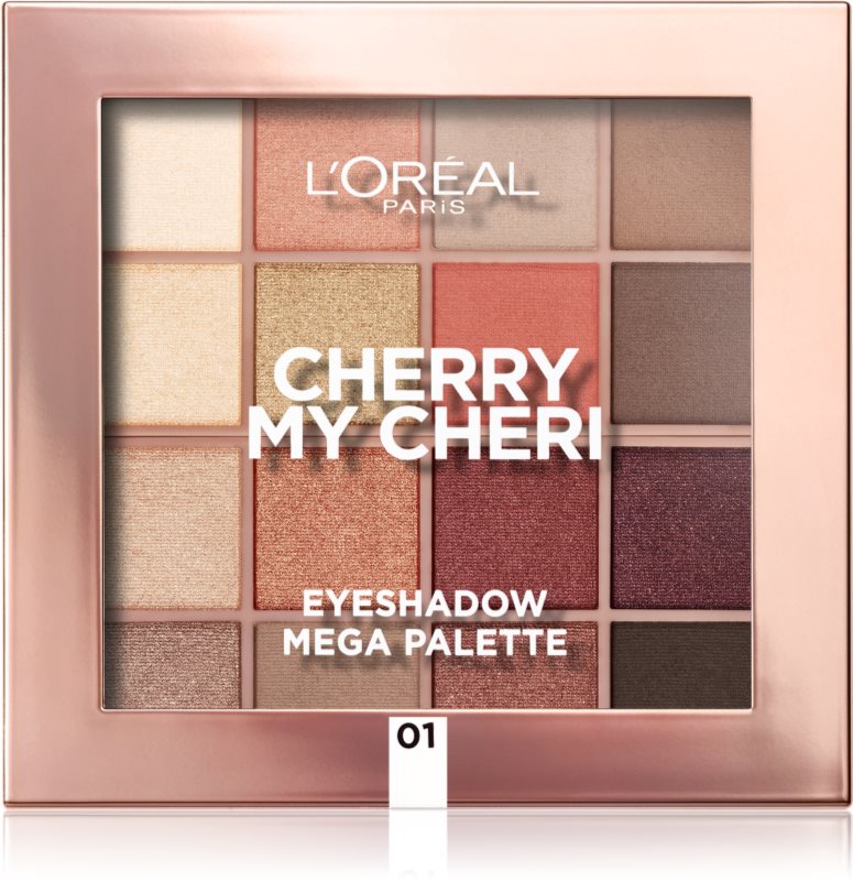L’Oréal Paris Eyeshadow Mega Palette Cherry My Cheri paleta farduri de ochi