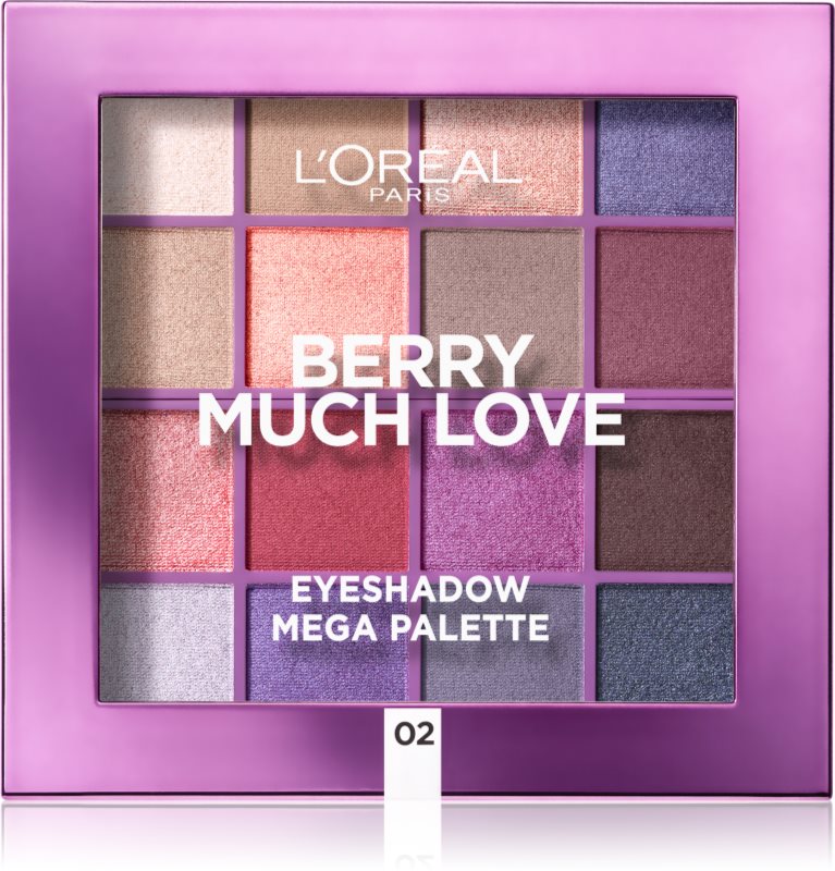 L’Oréal Paris Eyeshadow Mega Palette Berry Much Love paleta farduri de ochi