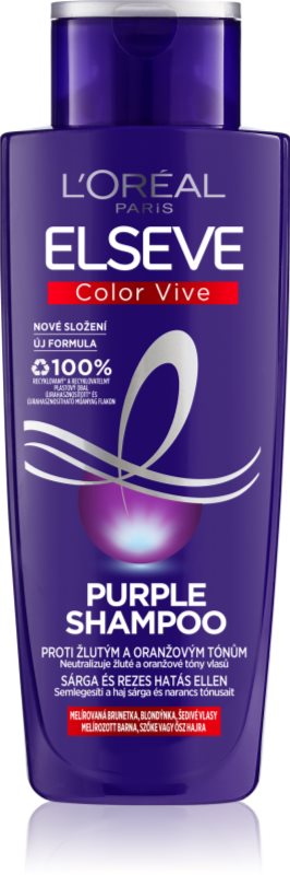 L’Oréal Paris Elseve Color-Vive Purple šampon za nevtralizacijo rumenih tonov