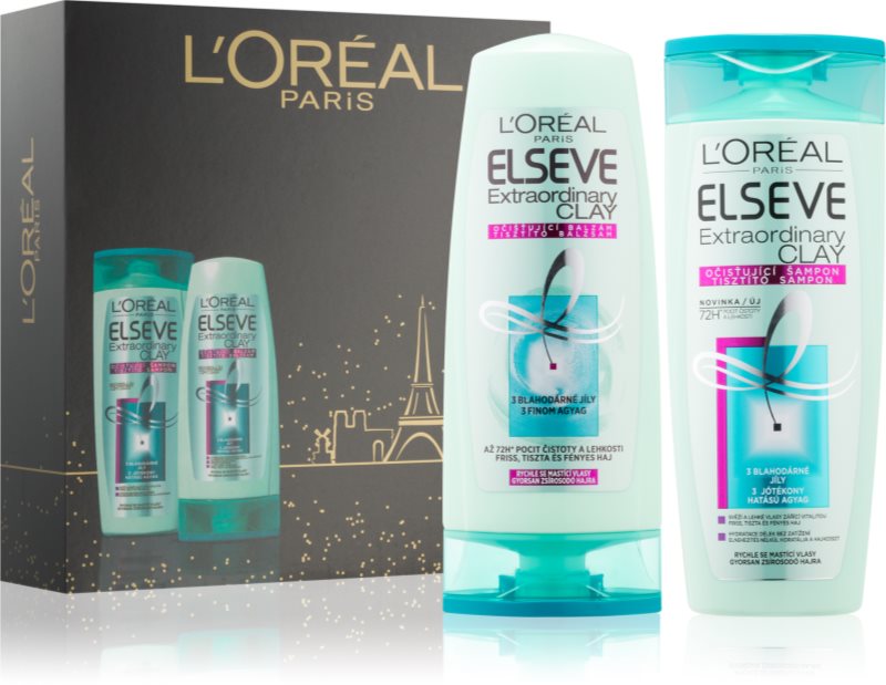 L’Oréal Paris Elseve Extraordinary Clay kozmetická sada I.