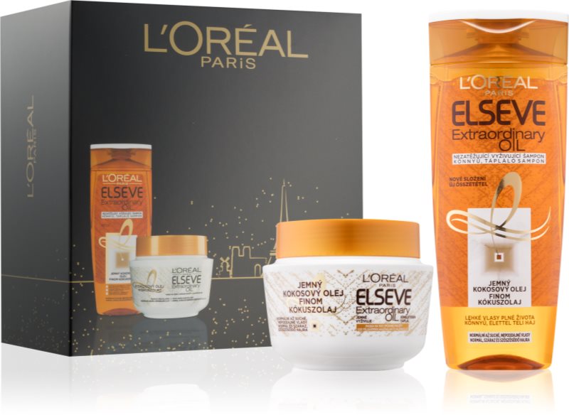L’Oréal Paris Elseve Extraordinary Oil Coconut kozmetická sada I.