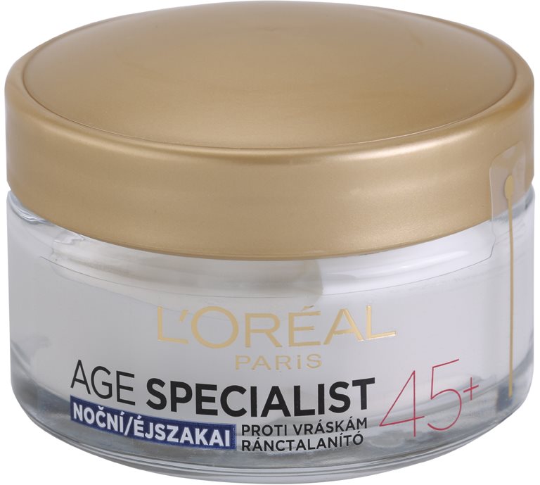 L’Oréal Paris Age Specialist 45+ nočna krema proti gubam