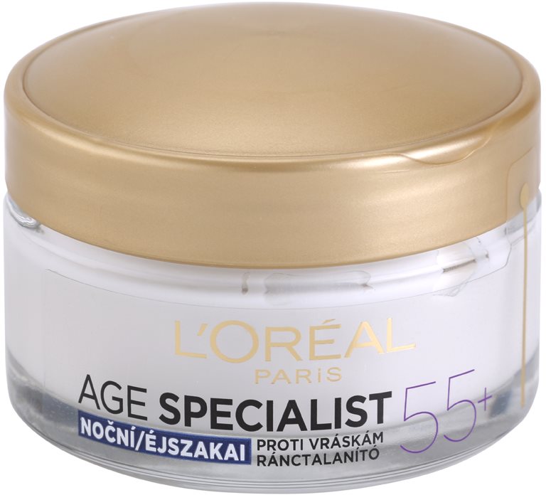 L’Oréal Paris Age Specialist 55+ krem na noc przeciw zmarszczkom