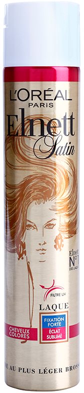 L’Oréal Paris Elnett Satin laca com filtro UV para cabelos pintados
