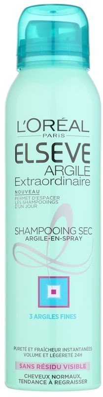 L’Oréal Paris Elseve Extraordinary Clay száraz sampon zsíros hajra