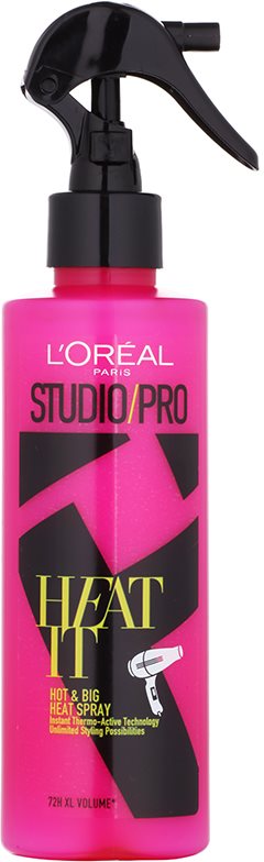 L’Oréal Paris Studio/Pro Heat It spray termo-protector para extra volumen